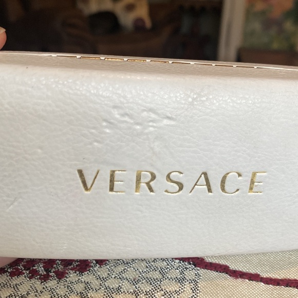 Old Versace Eyeglass Case with glasses - Picture 3 of 10